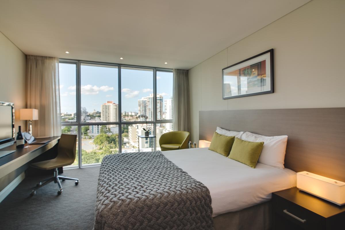 The Point Brisbane Hotel Zewnętrze zdjęcie A room at the hotel