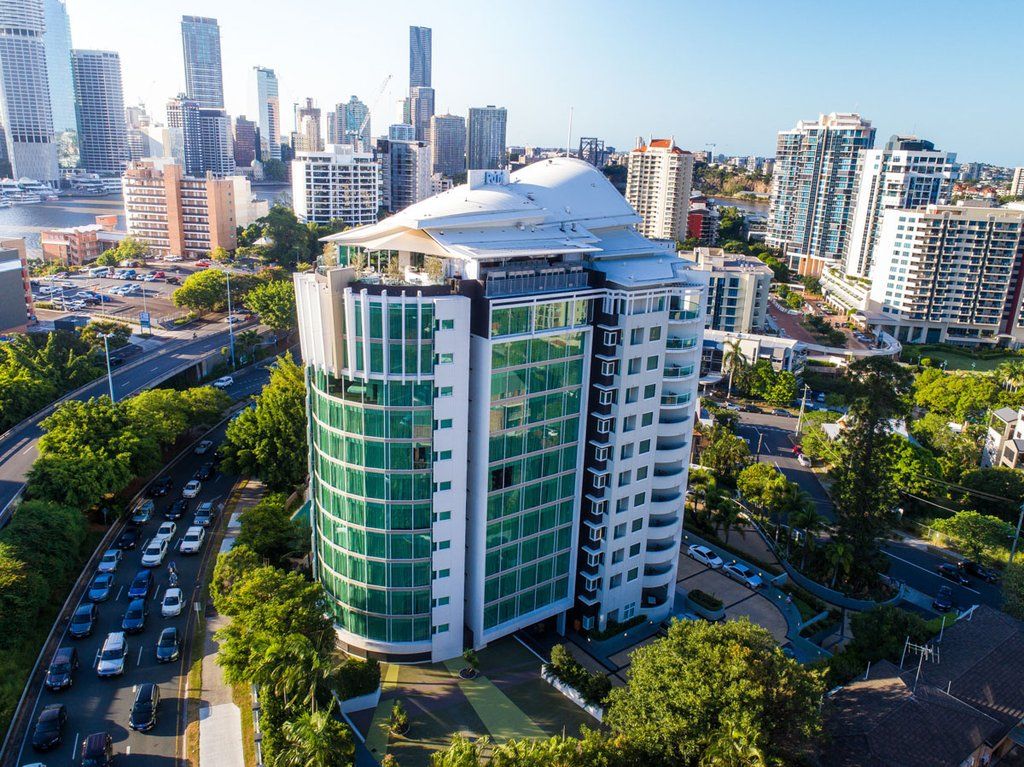 The Point Brisbane Hotel Zewnętrze zdjęcie Aerial view of the building